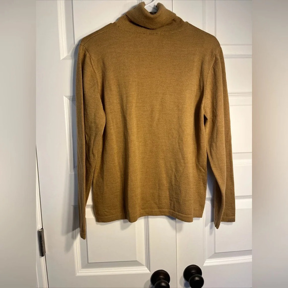 Chiara Marconi Made in Italy Tan Merino Wool Top Women’s Sweatshirt Sz XL - Picture 9 of 9